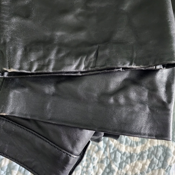 GAP 100% LEATHER BOOT CUT PANTS - Picture 7 of 7